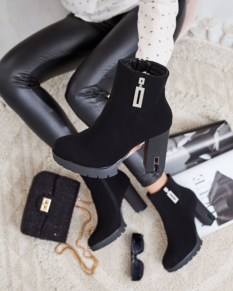 Royalfashion Women's Beroleda Decorated Stiletto Boots