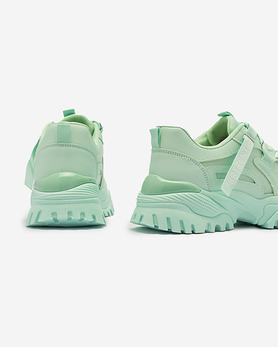 Мятные женские кроссовки спортивная обувь Evilpo- Footwear