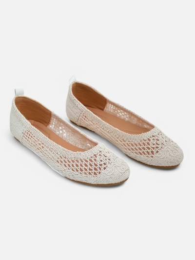 Женские перфорированные балетки Royalfashion Annete