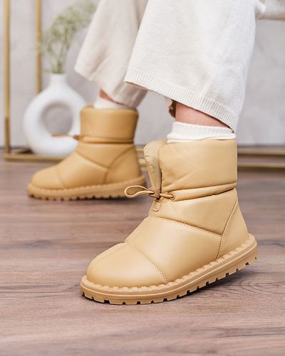 Royalfashion Naiste liibuvad pruunid lumesaapad Nevonsisia