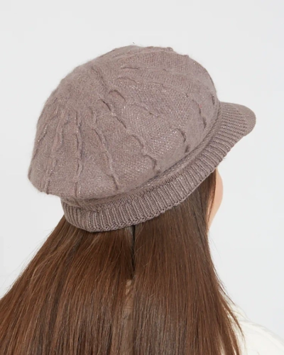 Kungen hönn Womens beret med visir