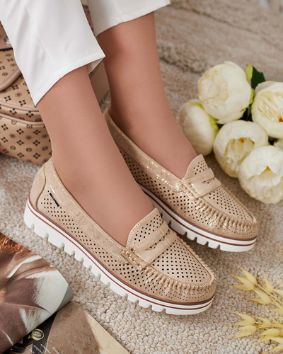 Royalfashion Openwork women's moccasins Leteller