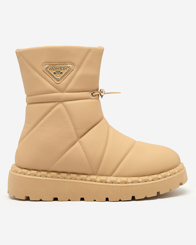 Royalfashion Camel naiste saapad a'la lumesaapad Oterika