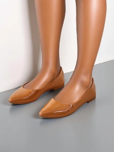 Royalfashion Naiste lakknahast baleriinad Aramiese