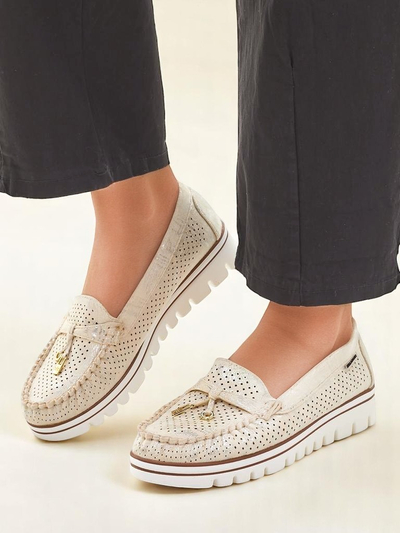 Royalfashion Женские перфорированные мокасины Elissas