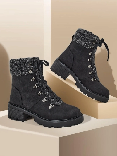 Royalfashion Women's Trapper Boots Sawoli