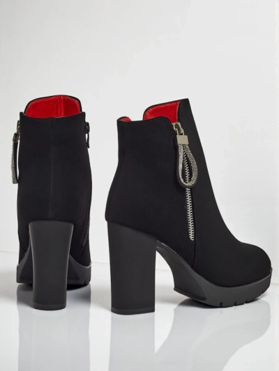 Women's Eco-Leather Heeled Ankle Boots Marellin