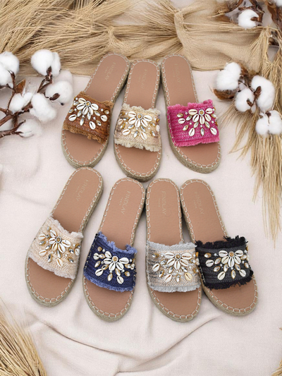 Royalfashion Helena Decor naiste sandaalid mustad espadrillid merekarbikestega