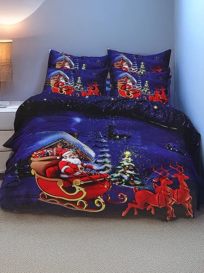 Royalfashion Christmas bedding set 160x200 complete 3-PARTS