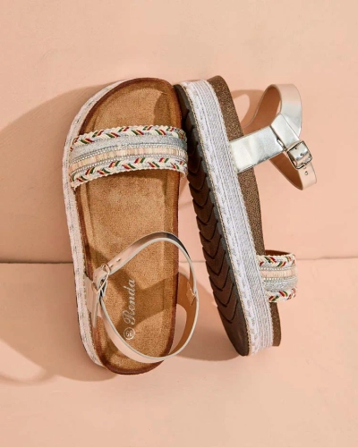 Royalfashion Naiste tikandiga Mussir sandaalid