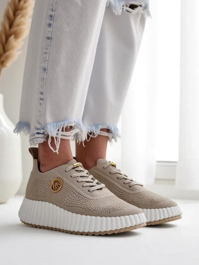 Royalfashion Women's sporty lace-up sneakers Tobin