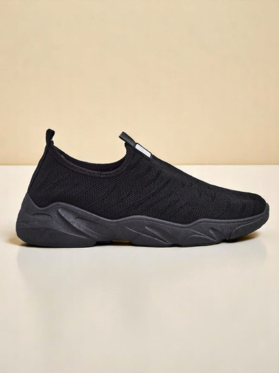 Royalfashion Women's Slip-On Fabric Sports Shoes Flex Move
