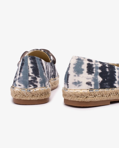 Royalfashion Mustad naiste espadrillid trükiga Serffio