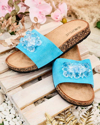 Royalfashion Naiste Villo rhinestone flip-flops