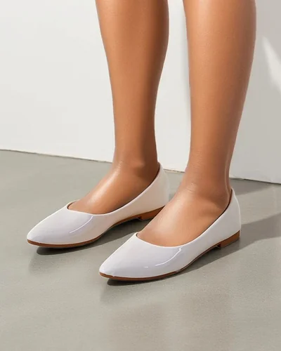 Royalfashion Naiste lakknahast ballerinad Aramiese