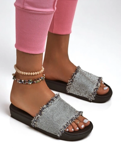 Royalfashion Женские шлепанцы на плоской подошве SparkleWalk