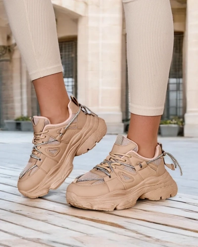 Royalfashion Women's Sneakers on a Thick Sole Reterri