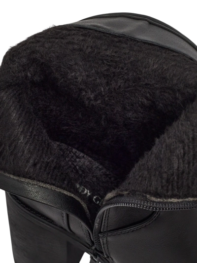 Naiste öko-nahast saapad jämedal kontsal Sylvarra