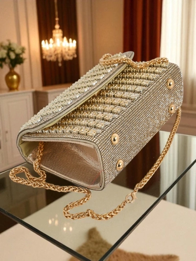 Royalfashion Women's Clutch Bag with Zirconia Elira Dusk