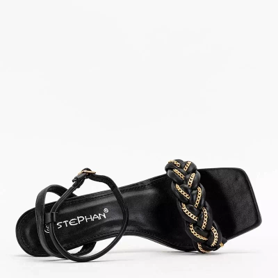OUTLET Mustad naiste stilettosandaalid Tenedi - Jalatsid