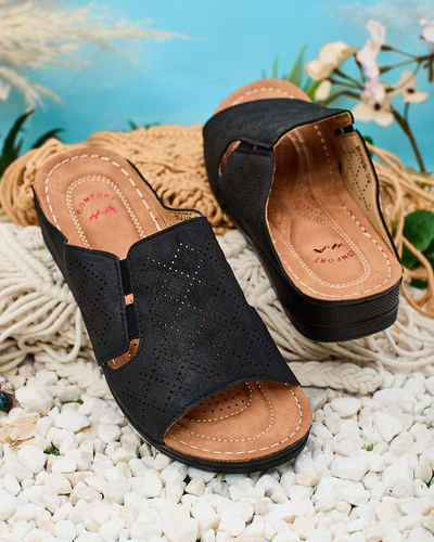 Royalfashion Женские шлепанцы на плоской подошве Mino