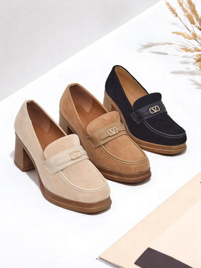 Royalfashion naiste plokktallaga loafers Evelay