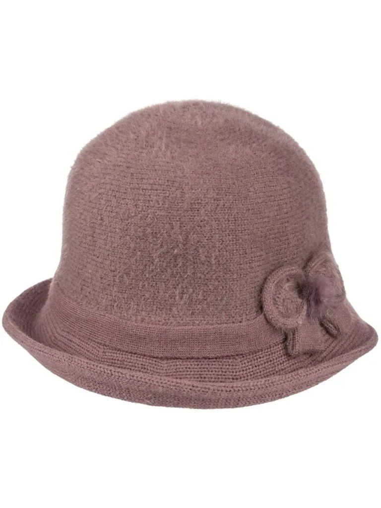 Женская шляпа-котелок с украшением Miss Grace