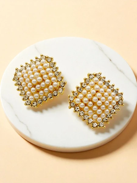 Royalfashion Naiste klambriga kõrvarõngad tsirkooniaga