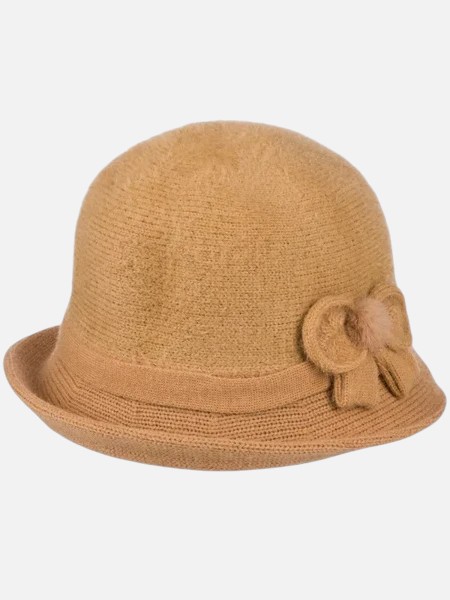 Miss Grace Women's Bowler Hat with Decoration