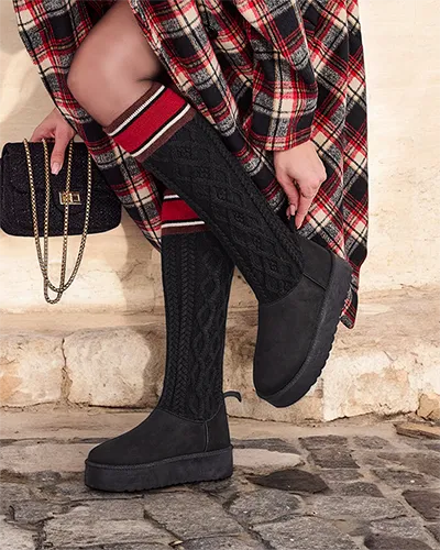 Royalfashion Wyfan's snoȝbot-stil bȳtan mid socc gelīcra scēaf Kokumi