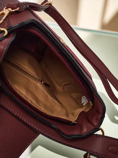 Small women's eco-leather handbag Golden Whisper