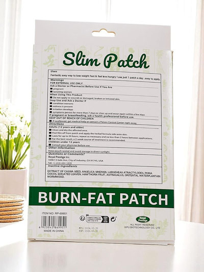 Fat-burning support patches (12 pcs.)