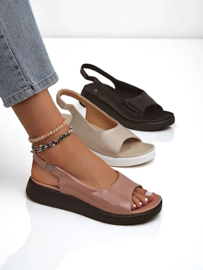 Royalfashion Women's Luna Shines Thick Sole Sandals