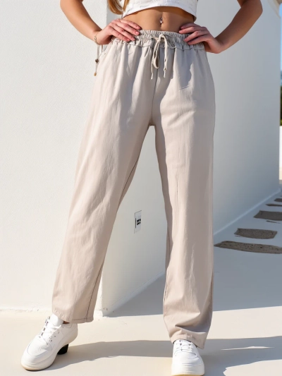 Royalfashion Naiste puuvillased sirged püksid