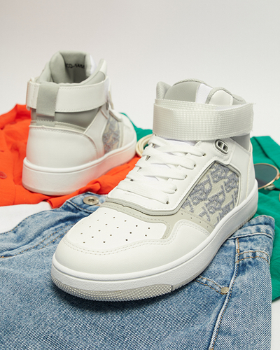 Women's white Xosa high sneakers - Footwear