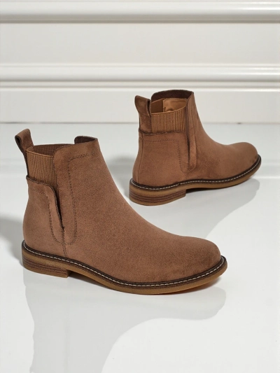 Women's Chelsea-style ankle boots made of eco-suede Veysi