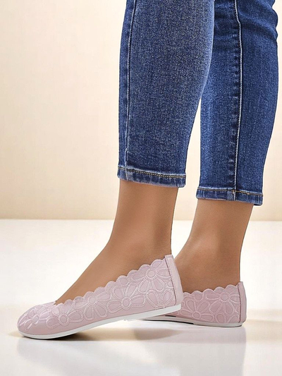 Royalfashion naiste lillemustriga baleriinad Magerro