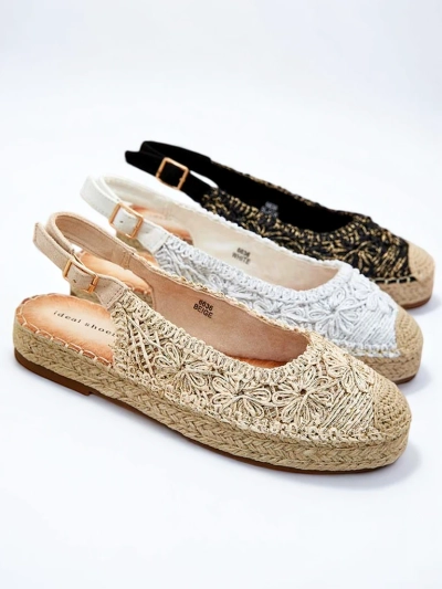 Royalfashion Naiste espadrillid dekoratiivse tikandiga