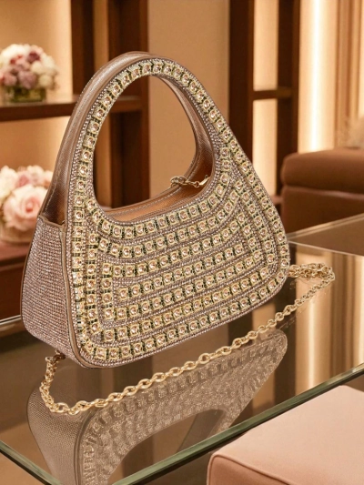 Royalfashion Женская сумка-клатч с цирконами Myra Quill