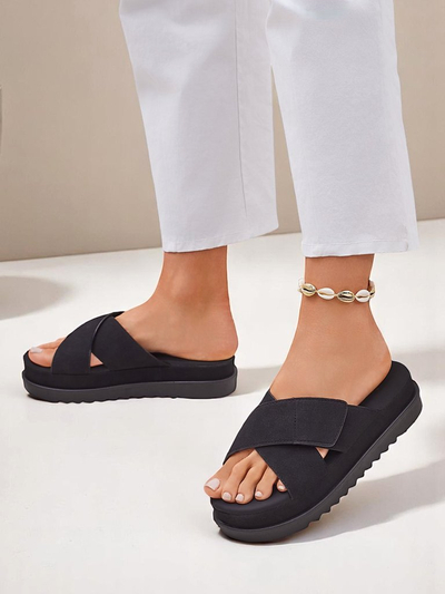 Royal Fashion Women's flat sandals Evre
