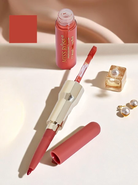 Liquid Lipstick and Lip Liner 2-in-1 Strawberry Mousse