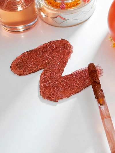 Glitter Lip Gloss and Clear Lip Gloss 2-in-1 Soft Blush