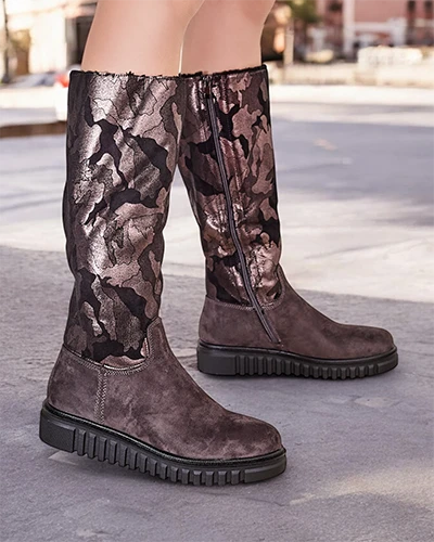 Royalfashion Women's Knee-High Boots Molis