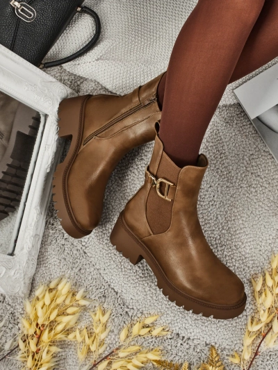 Women's high eco-leather ankle boots Ovella
