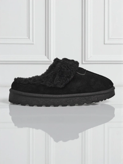 Women's Short Faux Fur Snow Boots Velour Fang