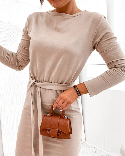 Royalfashion Женское хлопковое платье длиной до колена