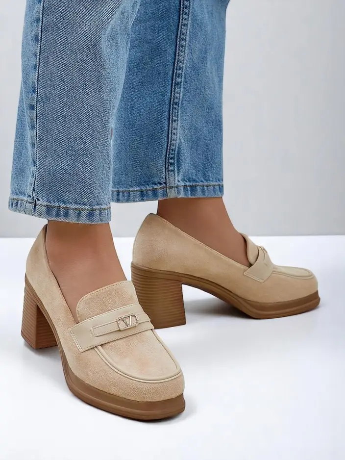Royalfashion naiste plokktallaga loafers Evelay