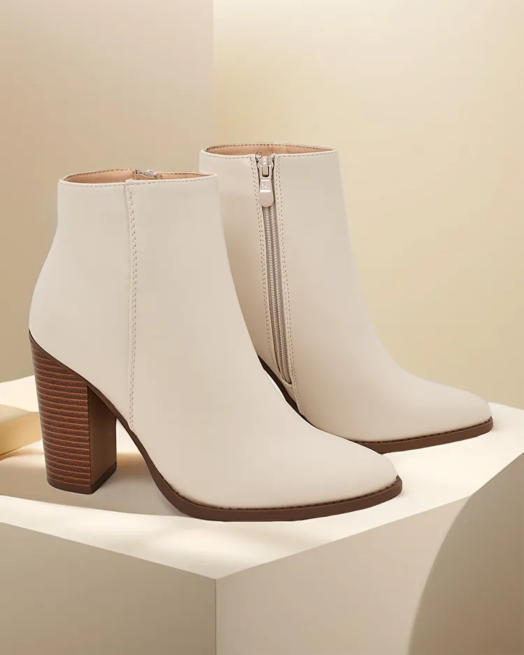 Royalfashion Women's ankle boots on a stiletto heel Toemi