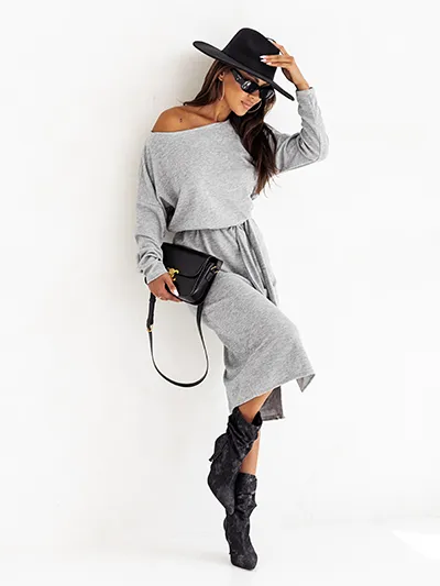 Royalfashion Naiste midi-kleit