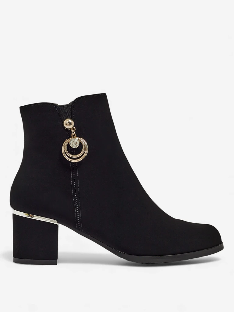 Women's Eco-Leather Heeled Ankle Boots Norevaya